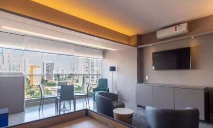 Studio com 1 dormitório à venda, 43 m² por R$ 799.000 - Brooklin Paulista - São Paulo/SP