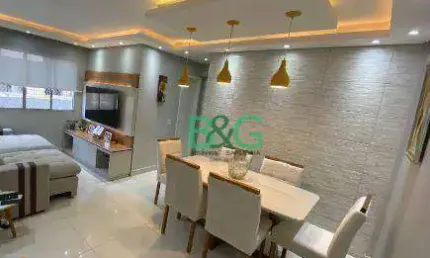 Apartamento com 2 dormitórios à venda, 65 m² por r$ 449.000,00 - vila são vicente - são paulo/sp