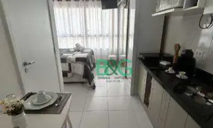 Studio com 1 dormitório para alugar, 21 m² por R$ 2.652,55/mês - Vila Firmiano Pinto - São Paulo/SP