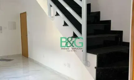 Cobertura à venda, 91 m² por r$ 450.000,00 - vila homero thon - santo andré/sp