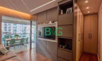 Apartamento com 1 dormitório à venda, 49 m² por r$ 949.000,00 - campo belo - são paulo/sp
