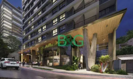 Apartamento à venda, 38 m² por r$ 809.601,92 - pinheiros - são paulo/sp