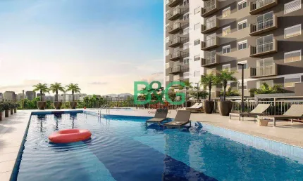Apartamento com 2 dormitórios à venda, 36 m² por r$ 358.139,10 - jardim aurélia - são paulo/sp