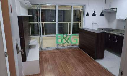 Apartamento com 1 dormitório, 43 m² - venda por R$ 565.000,00 ou aluguel por R$ 3.839,00/mês - Campo Belo - São Paulo/SP