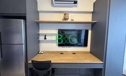 Apartamento com 1 dormitório para alugar, 27 m² por r$ 4.943,00/mês - moema - são paulo/sp