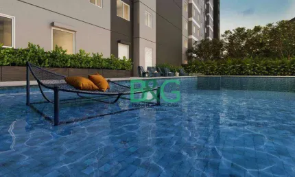 Apartamento com 2 dormitórios à venda, 37 m² por R$ 354.618,00 - Vila Firmiano Pinto - São Paulo/SP