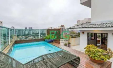 Cobertura com 3 dormitórios à venda, 285 m² por R$ 2.490.000 - Chácara Santo Antônio - São Paulo/SP