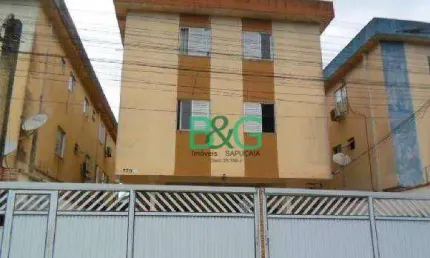 Apartamento com 1 dormitório à venda, 29 m² por R$ 75.884,78 - Esplanada dos Barreiros - São Vicente/SP