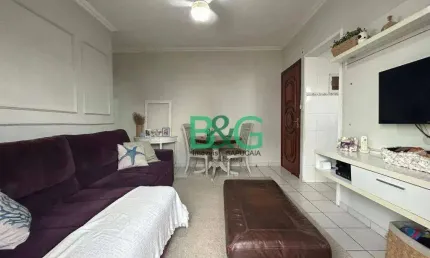 Apartamento com 2 dormitórios à venda, 72 m² por r$ 384.800,00 - maracanã - praia grande/sp
