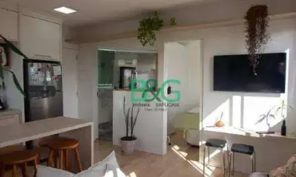 Apartamento com 1 dormitório à venda, 34 m² por R$ 369.000 - Santo Amaro - São Paulo/SP