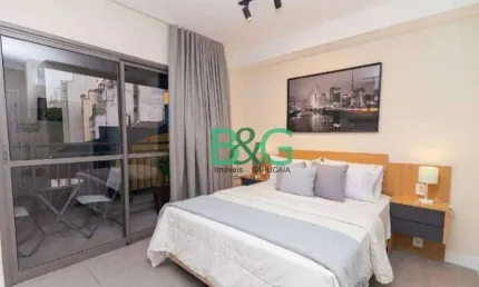 Apartamento com 1 dormitório à venda, 24 m² por r$ 375.000 - república - são paulo/sp