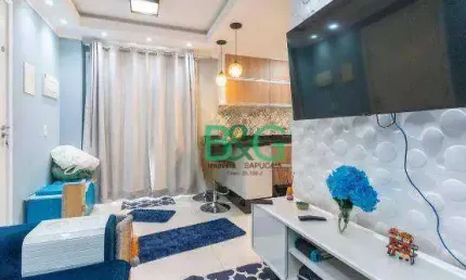 Apartamento com 2 dormitórios para alugar, 40 m² por R$ 2.535,00/mês - Vila Campanela - São Paulo/SP
