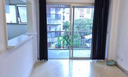 Apartamento com 1 dormitório para alugar, 45 m² por R$ 3.962,00/mês - Moema Índios - São Paulo/SP