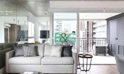 Apartamento com 1 dormitório para alugar, 63 m² por R$ 6.335/mês - Berrini - São Paulo/SP