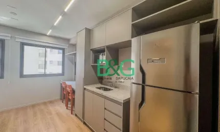 Apartamento com 1 dormitório para alugar, 25 m² por R$ 3.850/mês - Santo Amaro - São Paulo/SP