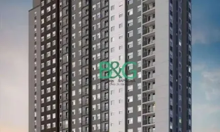 Apartamento com 2 dormitórios à venda, 36 m² por R$ 446.160 - Saúde - São Paulo/SP