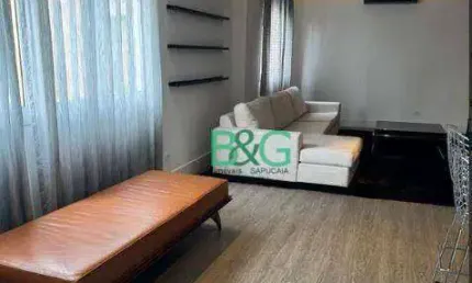 Apartamento com 1 dormitório para alugar, 81 m² por R$ 7.421,13/mês - Cerqueira César - São Paulo/SP