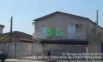 Casa com 2 dormitórios à venda, 69 m² por R$ 158.951 - Samaritá - São Vicente/SP