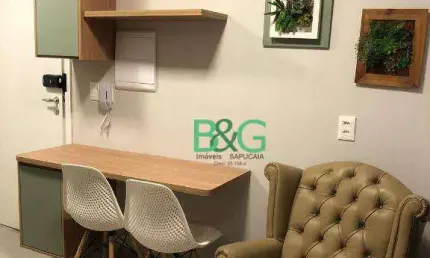 Apartamento com 1 dormitório para alugar, 25 m² por R$ 3.500/mês - Brooklin Paulista - São Paulo/SP