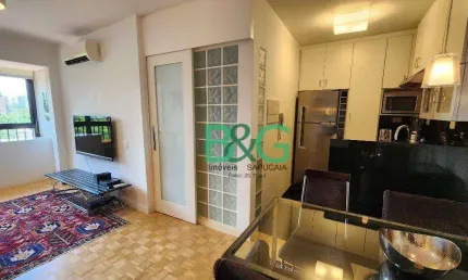 Apartamento com 1 dormitório para alugar, 38 m² por R$ 6.850,00/mês - Itaim Bibi - São Paulo/SP