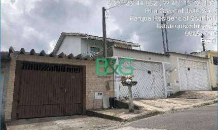 Casa com 2 dormitórios à venda, 76 m² por R$ 172.074,86 - Parque Residencial Scaffid - Itaquaquecetuba/SP