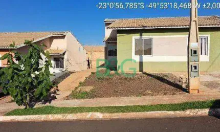 Casa com 3 dormitórios à venda, 51 m² por R$ 104.276,94 - Fazenda Santa Maria - Ourinhos/SP
