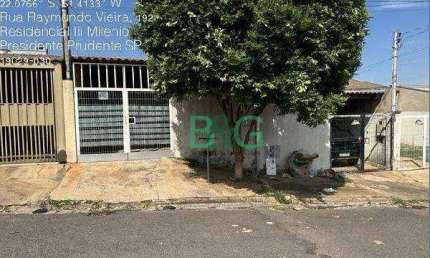 Casa com 2 dormitórios à venda, 70 m² por R$ 87.819 - Residencial III Milênio - Presidente Prudente/SP