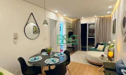 Apartamento com 1 dormitório, 40 m² - venda por R$ 425.000,00 ou aluguel por R$ 3.500,00/mês - Jardim Ampliação - São Paulo/SP