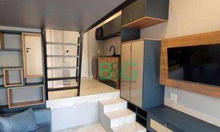 Studio com 1 dormitório para alugar, 24 m² por R$ 4.300,00/mês - Jardim das Acácias - São Paulo/SP