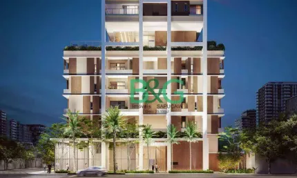 Apartamento com 1 dormitório à venda, 28 m² por r$ 3.448.665,00 - moema - são paulo/sp