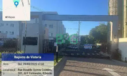 Apartamento com 2 dormitórios à venda, 44 m² por r$ 115.435 - jardim ouro branco - ribeirão preto/sp
