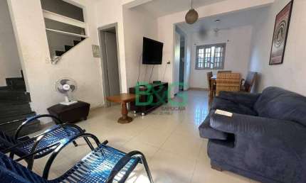Sobrado com 3 dormitórios, 100 m² - venda por R$ 1.000.000 ou aluguel por R$ 5.500/mês - Riviera de São Lourenço - Bertioga/SP