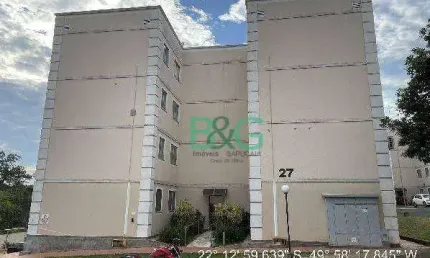 Apartamento com 2 dormitórios à venda, 41 m² por r$ 114.812,76 - residencial salé - marília/sp