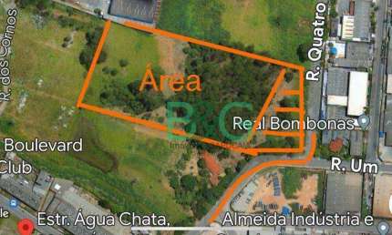 Terreno à venda, 21 m² por R$ 13.000.000,00 - Água Chata - Guarulhos/SP