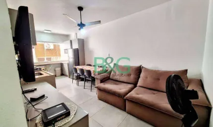 Apartamento com 2 dormitórios à venda, 55 m² por R$ 330.000 - Pitangueiras - Guarujá/SP