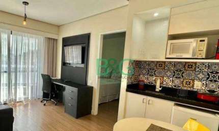 Apartamento com 1 dormitório para alugar, 37 m² por R$ 5.200,00/mês - Moema - São Paulo/SP