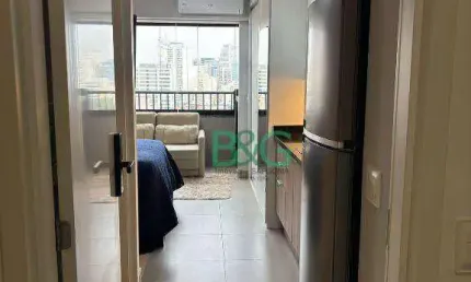 Studio com 1 dormitório para alugar, 25 m² por r$ 4.200/mês - pinheiros - são paulo/sp