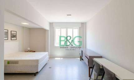 Studio com 1 dormitório para alugar, 30 m² por R$ 2.607,70/mês - Vila Buarque - São Paulo/SP