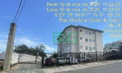 Apartamento com 2 dormitórios à venda, 49 m² por R$ 121.656,84 - Terra Vermelha - Sorocaba/SP