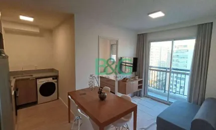 Apartamento com 2 dormitórios à venda, 36 m² por r$ 517.000,00 - moema - são paulo/sp