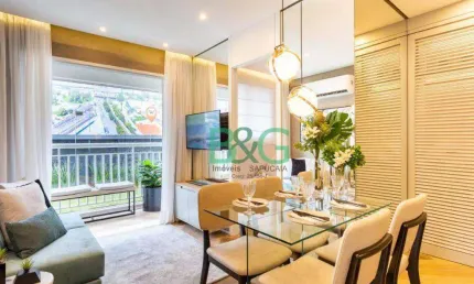 Apartamento com 2 dormitórios à venda, 40 m² por r$ 401.000 - ipiranga - são paulo/sp