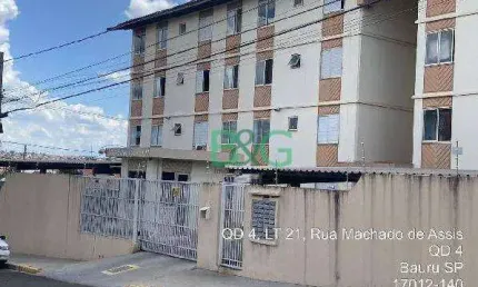 Apartamento com 1 dormitório à venda, 36 m² por r$ 111.433,32 - vila frutuoso dias - bauru/sp
