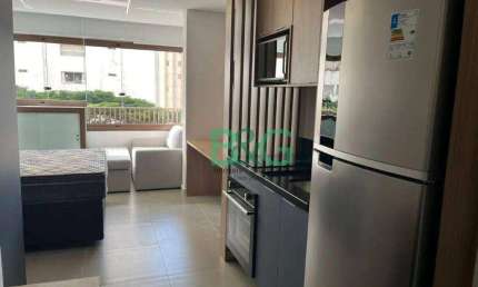 Studio com 1 dormitório, 25 m² - venda por R$ 600.000,00 ou aluguel por R$ 6.200,00/mês - Campo Belo - São Paulo/SP