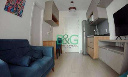 Apartamento com 1 dormitório para alugar, 41 m² por R$ 3.741/mês - Higienópolis - São Paulo/SP