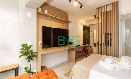 Apartamento à venda, 25 m² por r$ 474.000,00 - brooklin paulista - são paulo/sp