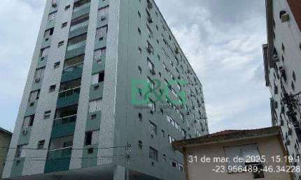 Apartamento com 1 dormitório à venda, 57 m² por R$ 243.189 - Campo Grande - Santos/SP