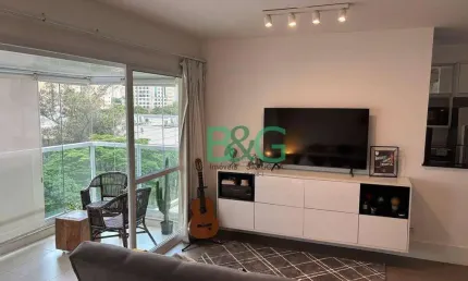 Apartamento com 1 dormitório para alugar, 50 m² por R$ 5.585/mês - Vila Gertrudes - São Paulo/SP