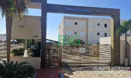 Apartamento à venda, 40 m² por r$ 146.907,47 - caguaçu - sorocaba/sp