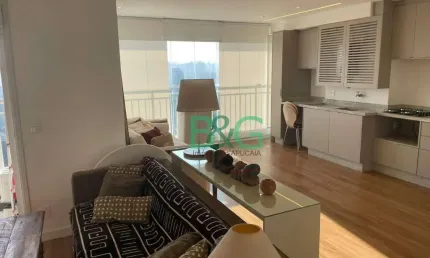 Apartamento com 1 dormitório à venda, 60 m² por R$ 929.000 - Santo Amaro - São Paulo/SP
