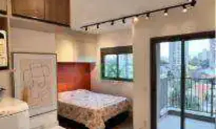 Studio com 1 dormitório para alugar, 28 m² por R$ 2.946/mês - Santo Amaro - São Paulo/SP